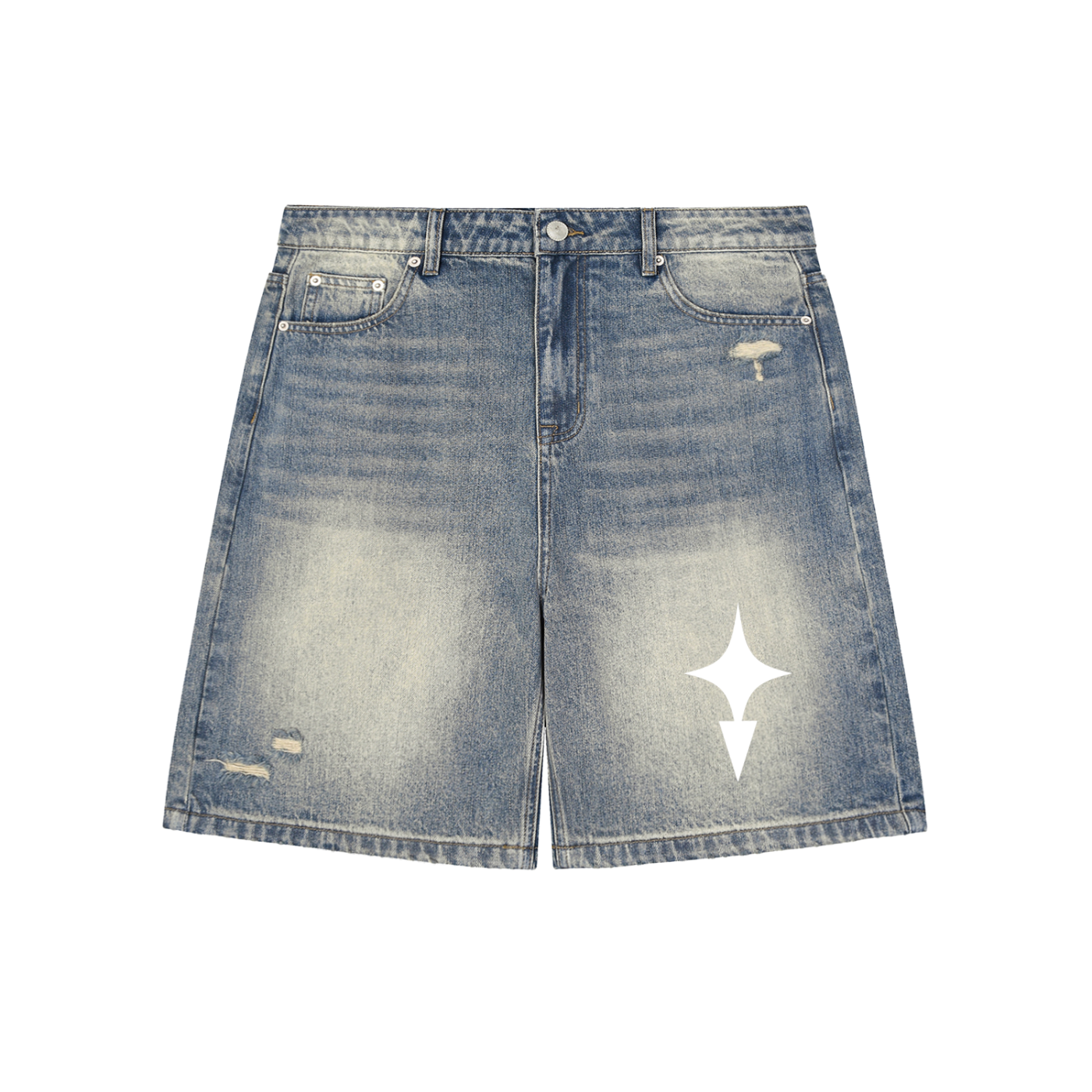 Star Jean Shorts (Unisex)