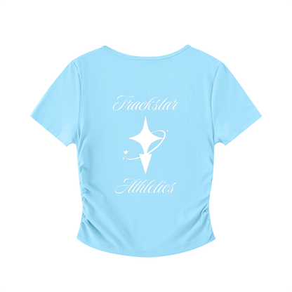 Star Bodycon Crop Top (Womens)